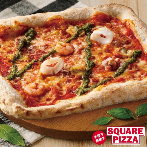 PIZZAREVO 4種の魚介ピザ【冷凍】 230g Green Beans | グリーン