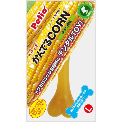 【ペット用】 ペティオ かんでるCORN チキン風味 大型犬用 Lサイズ 1本