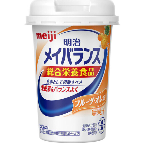 明治 メイバランスMiniカップ フルーツ・オレ味 125ml