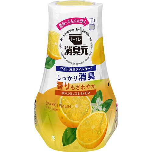 小林製薬 トイレの消臭元 爽やかはじけるレモン 400mL