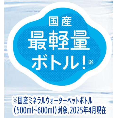 サントリー 天然水 ラベルレス 1ケース 550ml x 24本