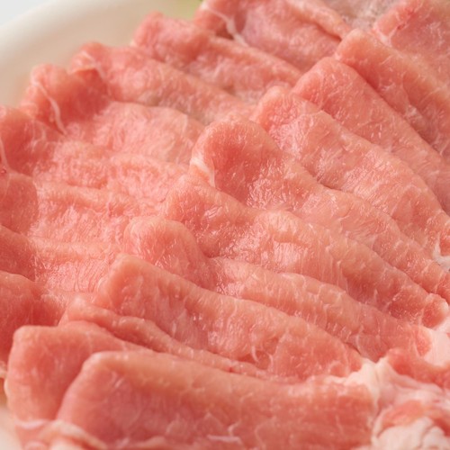 [鮮度+]【冷蔵】とうほく三元豚 ロースしゃぶしゃぶ用 (国産) 320g-380g