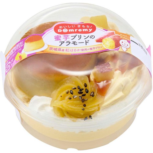 ドンレミー 蜜芋プリンのアラモード 1個