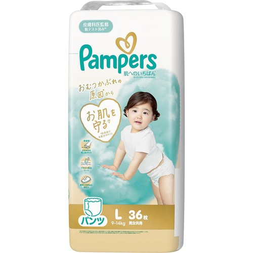 P&G パンパース 肌へのいちばん パンツ L(9～14kg) 36枚