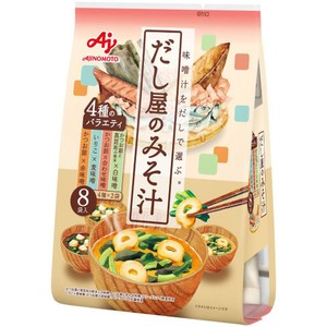 味の素 だし屋のみそ汁 4種のバラエティセット 8袋入 Green Beans
