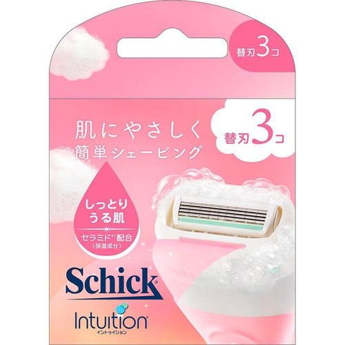 シック イントゥイション しっとりうる肌 替刃 3コ入 Green Beans
