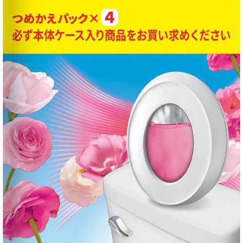 P&G ファブリーズ 消臭芳香剤 トイレ用 クラシック・ブーケの香り つめかえパック 4回分