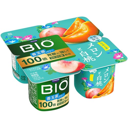 ダノン ビオ メロン&白桃 75g x 4個