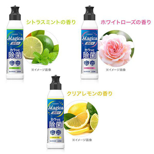 ライオン CHARMY Magica速乾+カラッと除菌 ホワイトローズの香り 本体 220ml