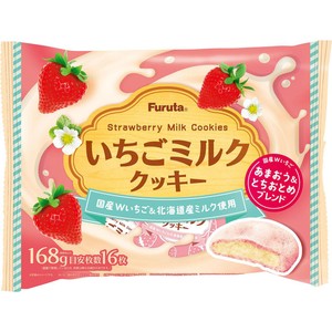 フルタ製菓 いちごミルククッキー 168g Green Beans | グリーン