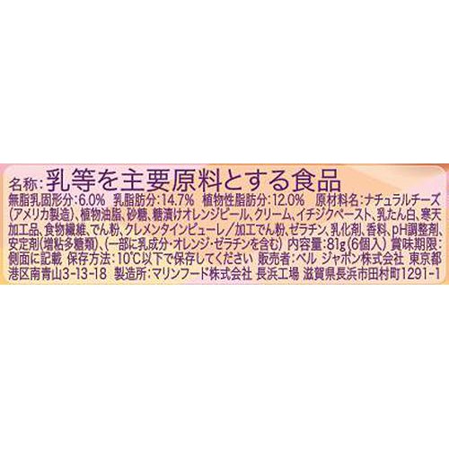 ベルジャポン キリ フルーツブレンド オレンジ&いちじく 13.5g x 6個入(81g)