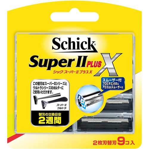 シック スーパー2プラスX 替刃 2枚刃 9コ入