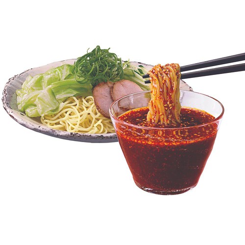 日清食品 行列のできる店のラーメン 広島辛口冷しつけ麺 2人前 Green