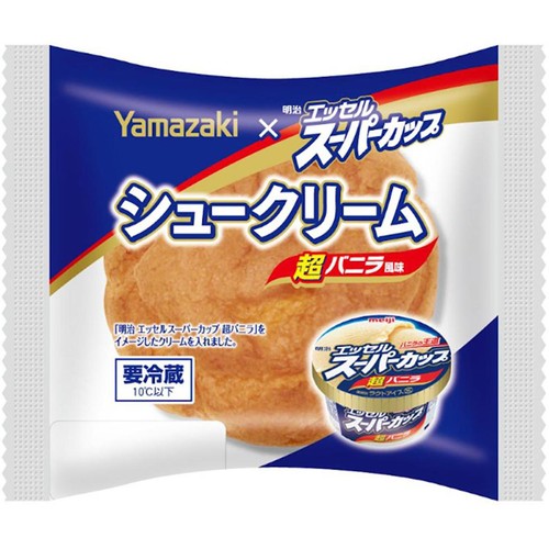 ヤマザキ シュークリーム エッセルスーパーカップ 超バニラ風味 1個