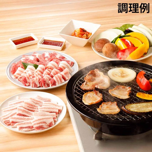 【冷凍】 鹿児島黒豚焼肉用盛合せ(ばら・かたロース) 400g