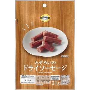 ふぞろいのドライソーセージ 21g トップバリュベストプライス Green