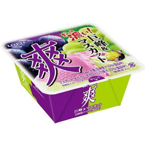 ロッテ 爽 巨峰&マスカット 185ml Green Beans | グリーンビーンズ by AEON