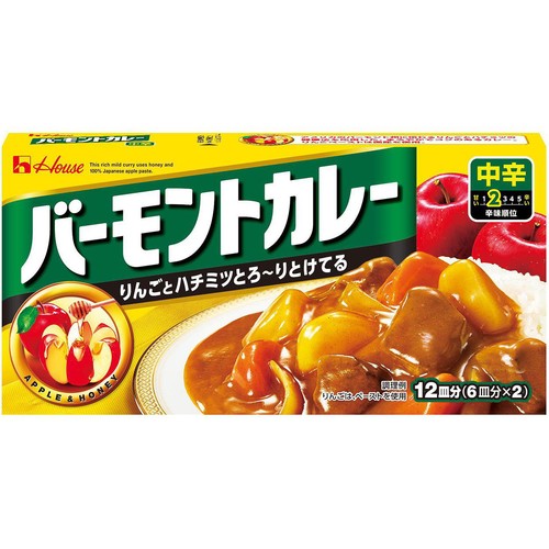 ハウス食品 バーモントカレー 中辛 230g