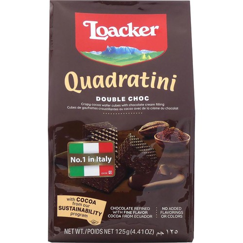 ロアカー クワドラティーニ ダブルチョコ 125g