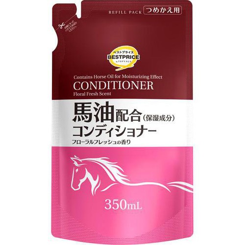 コンディショナー 馬油配合 つめかえ用 350ml トップバリュベストプライス