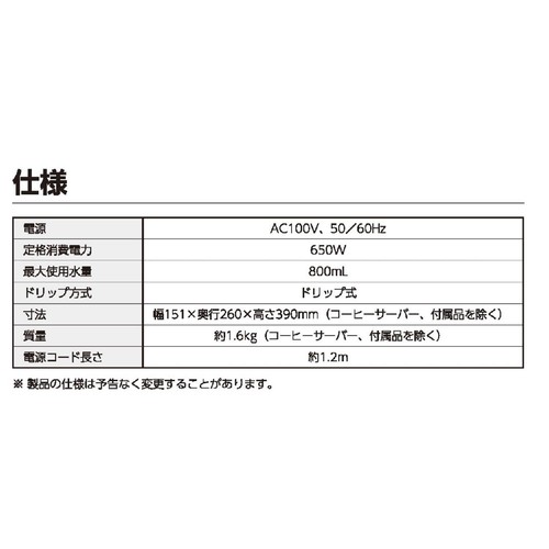 アイリスオーヤマ ドリップ式コーヒーメーカー CMSー0800ーB Green