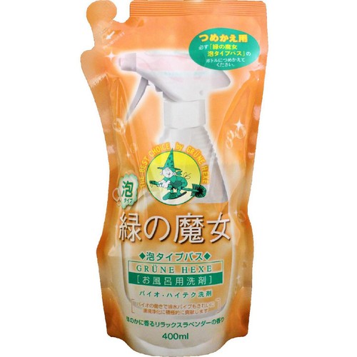 ミマスクリーンケア 緑の魔女 泡タイプバス つめかえ用 400ml Green