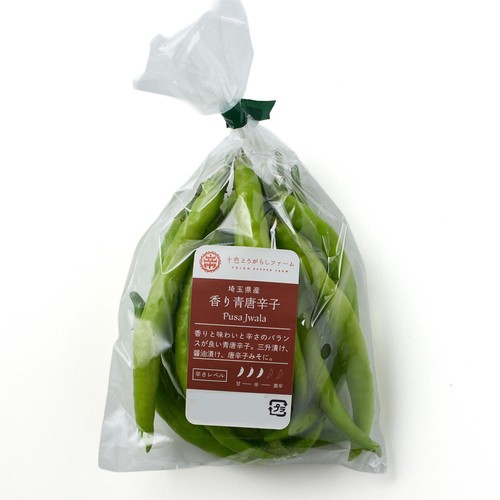 埼玉県産 十色 とうがらし (香り青唐辛子) 50g 1袋
