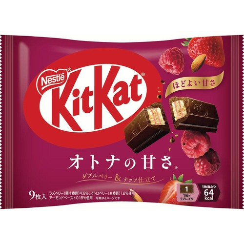 ネスレ キットカット オトナの甘さ ダブルベリー&ナッツ仕立て 9枚入