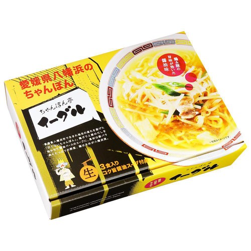 久保田麺業 八幡浜 ちゃんぽん亭イーグル 3食入(420g) Green Beans