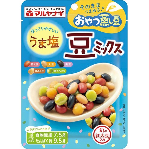 マルヤナギ おやつ蒸し豆 うま塩豆ミックス 70g