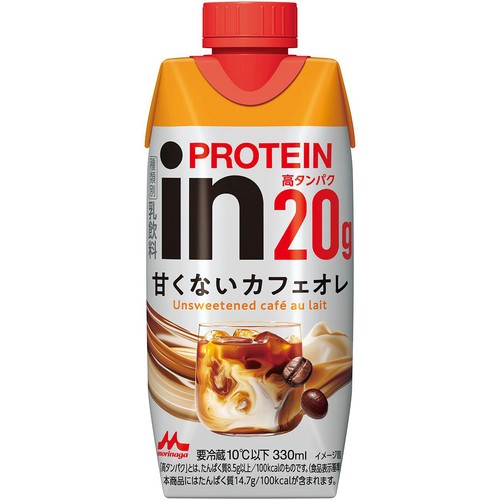 森永乳業 インプロテイン 甘くないカフェオレ 330ml