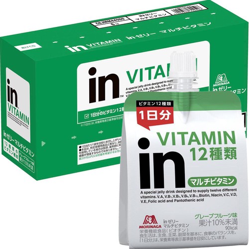 森永製菓 - 森永製菓　inゼリー　マルチビタミン Amazon.co.jp: 森永製菓 inゼリー マルチビタミン カロリーゼロ
