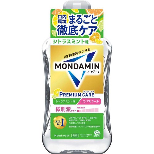 アース製薬 モンダミン プレミアムケア シトラスミント味 ノンアルコール 1000ml