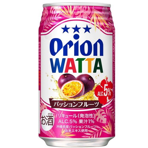 【5%】 オリオン WATTA パッションフルーツ 350ml