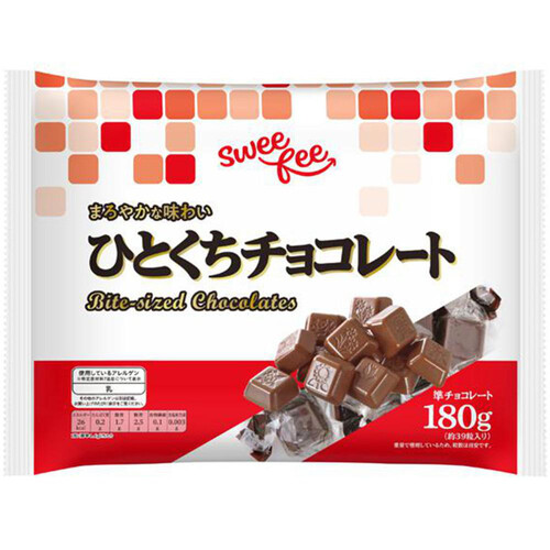 スウィーフィーひとくちチョコレート 180g