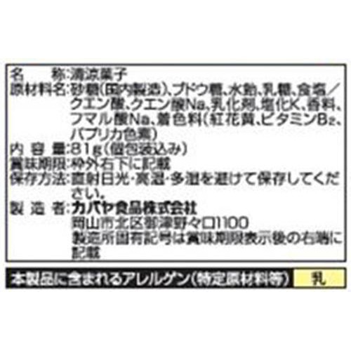 カバヤ食品 塩分チャージタブレッツ塩レモン 81g