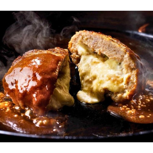すかいらーく ガスト チーズインハンバーグ&チキンライス【冷凍】 1人前(265g)