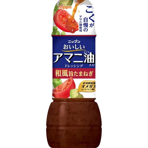 ニップン おいしいアマニ油入りドレッシング 和風旨たまねぎ 300ml