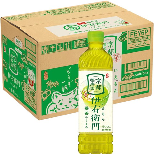 サントリー 伊右衛門 1ケース 600ml x 24本