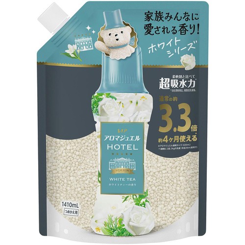 P&G レノア  アロマジュエル 香り付け専用ビーズ ホワイトティー つめかえ用 1410mL