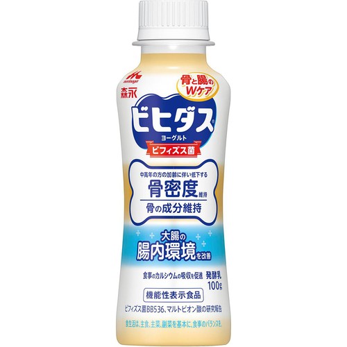 森永乳業 ビヒダス骨密度対策ドリンクヨーグルト 100g