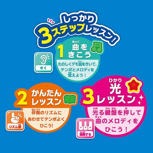 ジョイパレット アンパンマン光でひけちゃう!育脳キーボード 3歳以上