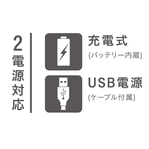 ドウシシャ 大風量ネックファン 首かけ扇風機 グレージュ FSZ05BGG
