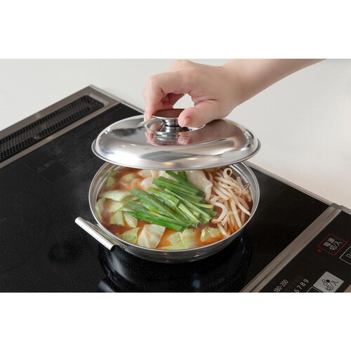 ベストコ IHステンレスひとり用鍋 17cm 日本製 Green Beans | グリーン