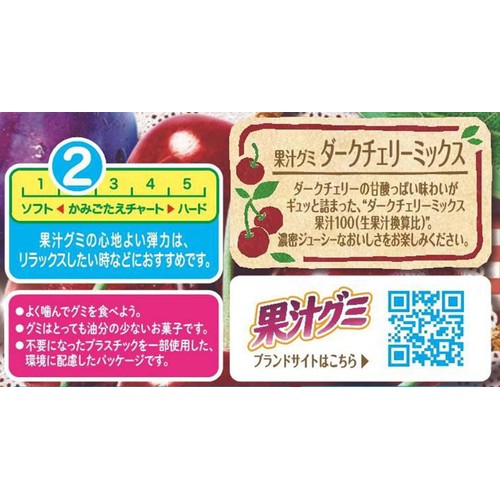 明治 果汁グミ ダークチェリーミックス 47g