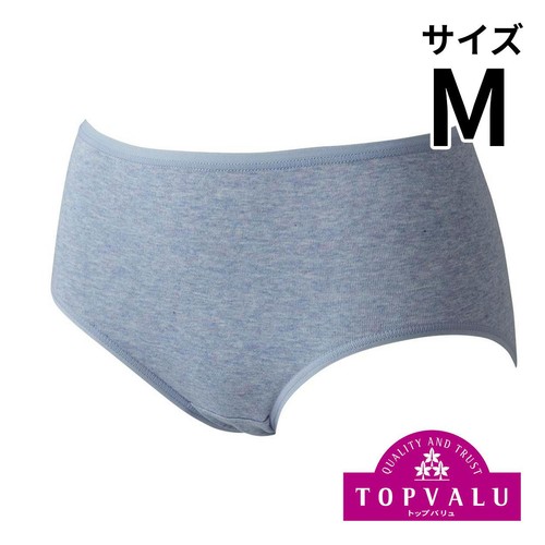 ショーツクローゼット綿100% ふつう 婦人 ライトブルー M トップバリュ