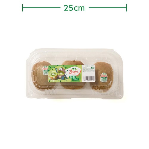 ニュージーランド産ゼスプリ グリーンキウイフルーツ 大玉 3個 360g