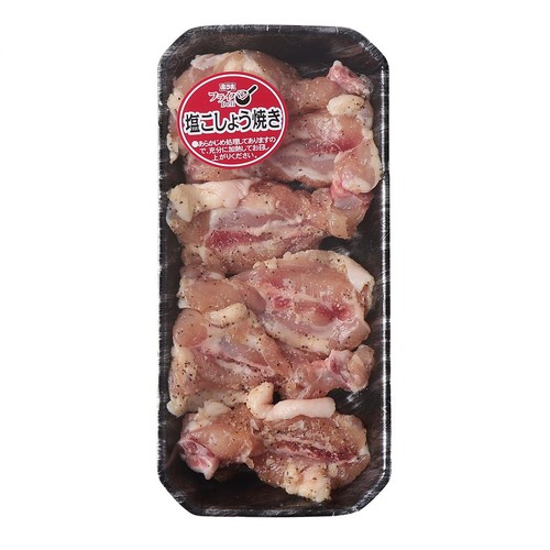 【冷蔵】 若どり骨付バックリブ味付焼肉用(塩こしょう) 180g