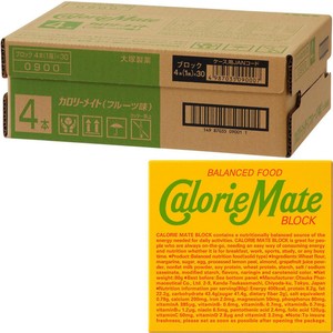 大塚製薬 カロリーメイトブロック フルーツ味 1ケース 4本入 x 30個