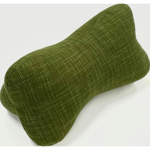 くつろぎほね枕 かすり グリーン